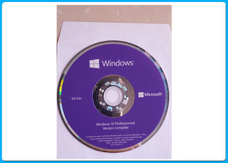 Version originale de 64 de bit paquet VÉRITABLE de Microsoft Windows 10 de pro de permis de clé Français d'OEM