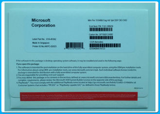Logiciel 64Bit professionnel de Microsoft Windows 10 DVD + appui de clé Corée/Français/anglais