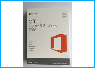 Microsoft Office original 2016 pro pour 1 vente au détail scellée de carte principale de Mac nouvelle