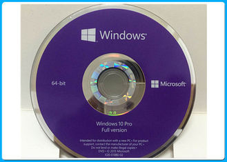 Version en ligne de DVD Microsoft Windows 10 de pro du logiciel Sp1 de Coa activation véritable d'autocollant pleine