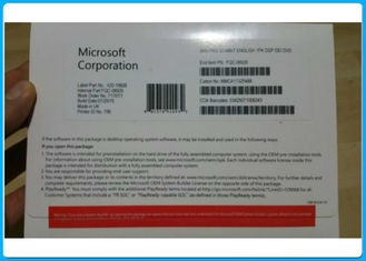 Pro clé d'OEM de permis d'OEM du bit DVD du logiciel 64 de Microsoft Windows 10/anglais/Français/Corée/activation espagnole de vie