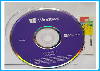 32 / 64 bits Windows 10 DVD, gagnent la boîte d'OEM de 10 professionnels anglaise/Français/Italien