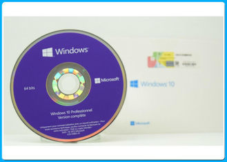 Pleine version Microsoft Windows 10 pro 64 Français d'OEM DVD de responsable de la génération du système de bit de victoire