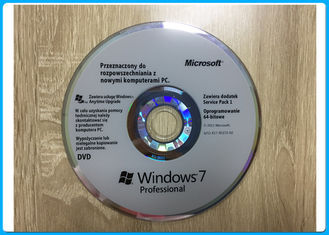 Permis en ligne FQC-08289 de COA d'OEM de SP1 64Bit DVD de clé d'OEM de Windows 7 d'activation pro