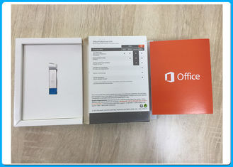 Microsoft Office original 2016 pro plus la carte principale de produit au détail pour 1 pleine version de PC