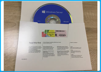 Serveur de logiciels de Microsoft Windows 2016 64bit standard DVD avec le CALS de 5 utilisateurs et le paquet d'OEM de 16 noyaux