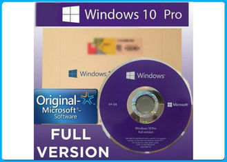 Logiciel DVD de Microsoft Windows 10 véritables d'ITALIEN pro/activation en ligne 32bit 64bit de clé permis de COA