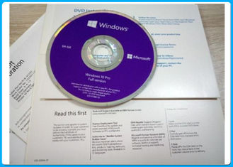 OEM de Windows 10 multi de langue pro langue principale toute neuve de permis de DVD + de COA
