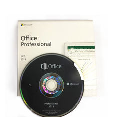 Clé 100% de permis du bureau 2019 globaux en ligne en ligne professionnels d'activation d'activation de la Microsoft Office 2019 DVD 100% pro