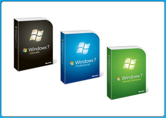 Pleins boîte au détail de Microsoft Windows 7 de bit du bit 64 de la version 32 pro avec russe/anglais