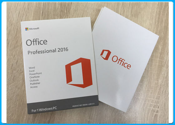 Professionnel de Microsoft Office 2016 plus la pleine milliseconde anglaise au détail pro 2016 de version