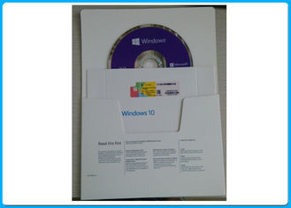 L'autocollant en ligne pro DVD/USB de Coa Windows10 d'activation de Microsoft vendent le paquet au détail