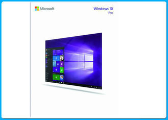 Paquet professionnel de vente au détail du logiciel 64Bit de Microsoft Windows 10 + clé d'OEM (COA)