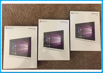 Paquet de vente au détail de version des fenêtres 10 de bit de la boîte 64 de vente au détail de logiciel de Microsoft Windows 10 pro plein