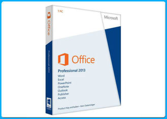 Logiciel de professionnel de Microsoft Office 2013 pro plus le paquet au détail + permis véritable standard