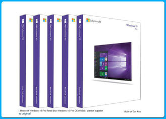 Pro clé de produit d'OEM Windows 10 véritables, activation 100% de matériel de système informatique en ligne