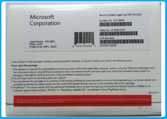 Pro bit scellé véritable DVD du logiciel 64 de Microsoft Windows 10 avec le permis d'OEM