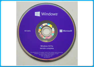 Paquet espagnol d'OEM des fenêtres 10 de Microsoft d'OEM de BIT original du logiciel 64