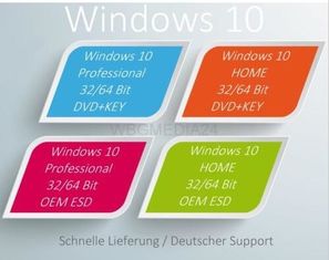 Logiciel du bit DVD Microsoft Windows du professionnel 64 avec la clé d'OEM de produit, nouveau scellé