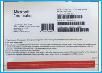Boîte 64-bit standard de vente au détail de R2 Windows Server 2012 fabriquée en Egypte
