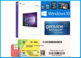 3,0 pro clé de produit de 64 bits d'USB X Microsoft Windows 10, boîte de vente au détail d'OEM Windows 10