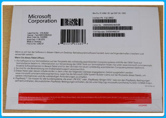 Paquet DVD d'OEM de bit du logiciel 64 de Microsoft Windows 10 en ligne d'activation pro et permis