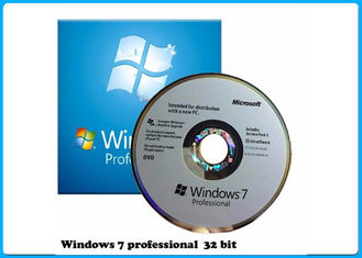 Permis professionnel de COA de l'hologramme DVD de bit de Microsoft Windows 7 pro SP1 64