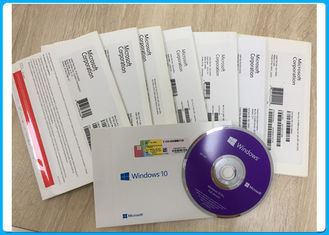Windows10 pro plein autocollant véritable de permis de la version DVD+Coa d'OEM 32bit 64bit