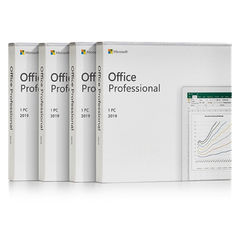 Dispositif de PC de la clé DVD 1 de permis de Microsoft Office Professiona 2019 pour le téléchargement en ligne de Windows 10