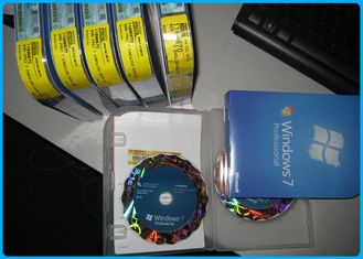 Professionnel 64 de Microsoft Windows 7 COA de 32 bits avec 64 la version du disque Sp1 d'OEM de bit