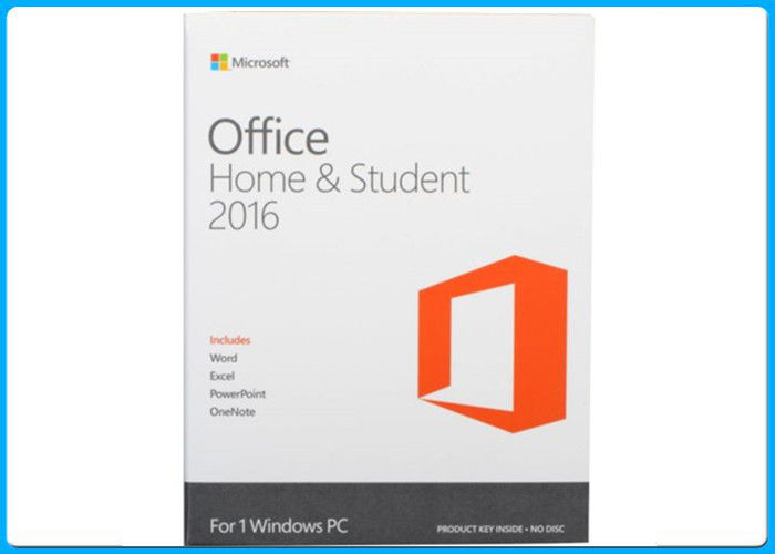 Maison et étudiant Microsoft Office 2016 pro, logiciel de PC de Windows de l'anglais