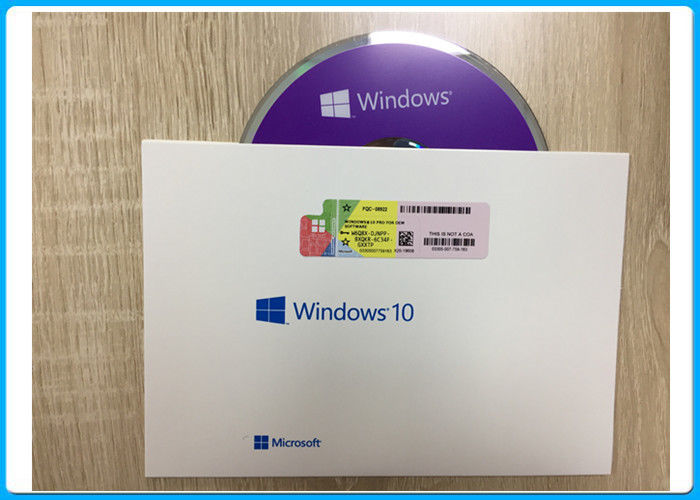 Pleine version anglaise d'activation de Microsoft Windows 10 de pro bit en ligne du logiciel 64 avec Dvd