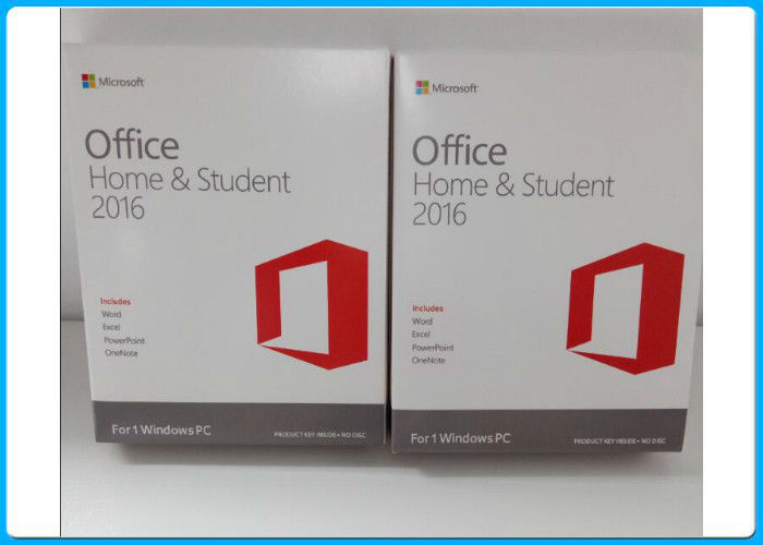 Microsoft Office permis de 2016 à la maison et d'étudiant sans dvd à l'intérieur, retailbox 2016 du bureau HS