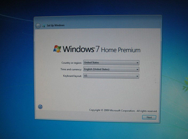 Boîte de vente au détail de version de bit à la maison de la prime 64 de Windows 7 de logiciels de Microsoft Windows de clé de FPP pleine